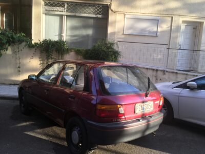 Κλοπή TOYOTA starlet Αυτοκίνητο- Θεσσαλονίκη Αυτοκίνητο- Ανατολική.